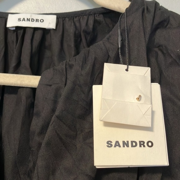 NWT Sandro black dress 38 - Picture 4 of 12